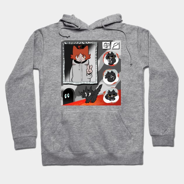 Mysterious Cat House Hoodie by TEBA